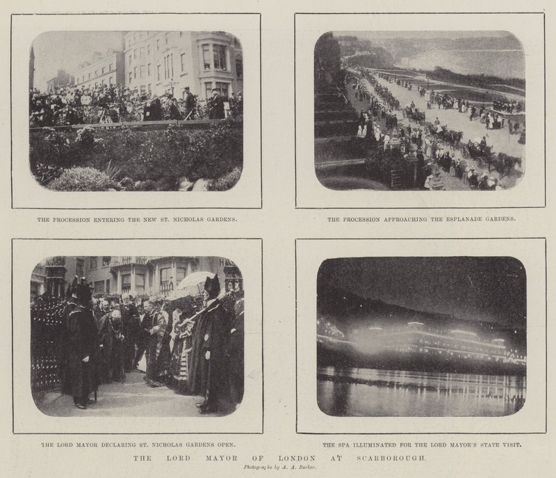 The Lord Mayor of London at Scarborough by English Photographer