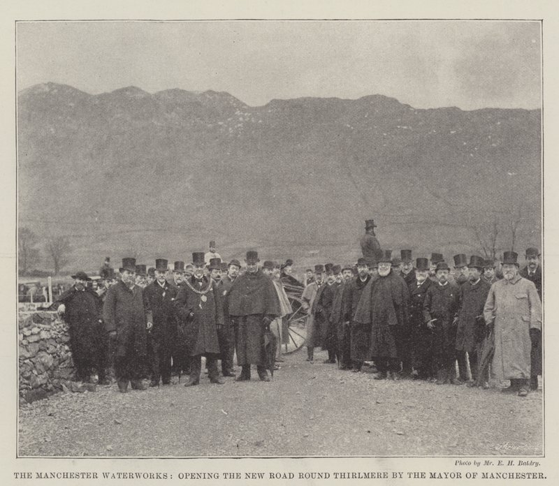 The Manchester Waterworks, Opening the New Road Round Thirlmere by the Mayor of Manchester by English Photographer