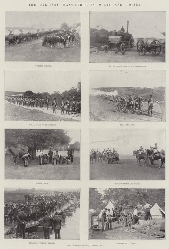 The Military Manoeuvres in Wilts and Dorset by English Photographer