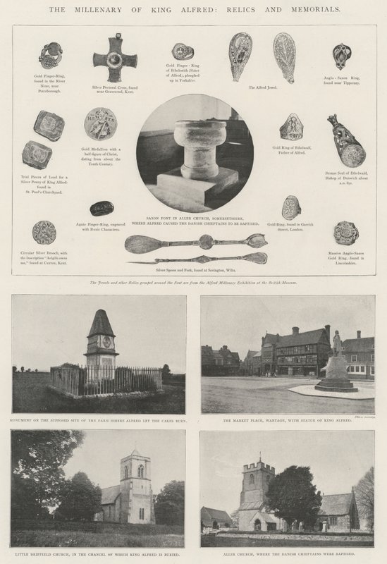 The Millenary of King Alfred, Relics and Memorials by English Photographer