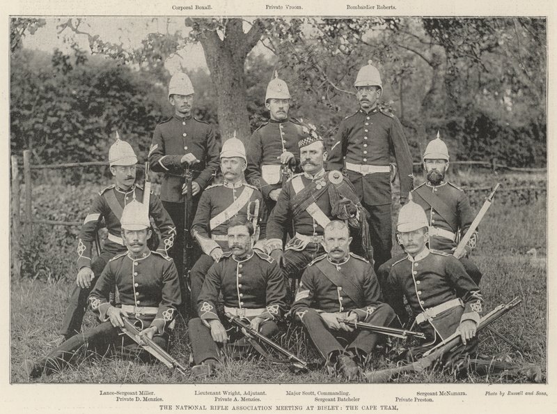 The National Rifle Association Meeting at Bisley, the Cape Team by English Photographer