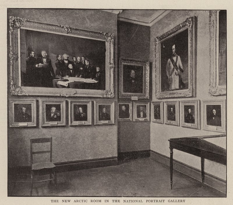 The New Arctic Room in the National Portrait Gallery by English Photographer