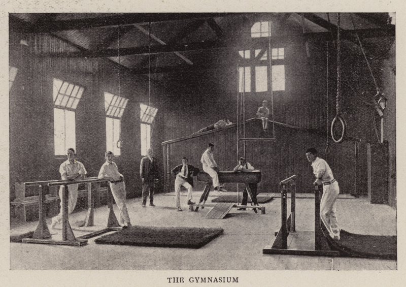 The New Buildings of Kings College School at Wimbledon Common, the Gymnasium by English Photographer