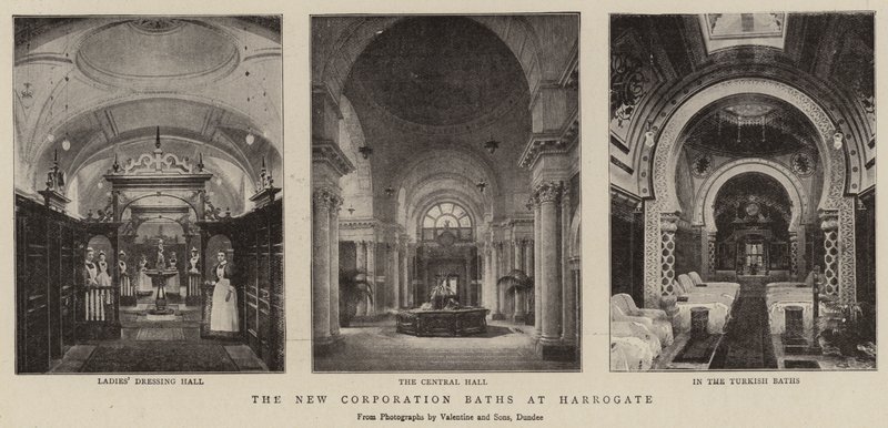 The New Corporation Baths at Harrogate by English Photographer