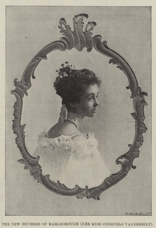 The New Duchess of Marlborough (nee Miss Consuelo Vanderbilt) by English Photographer