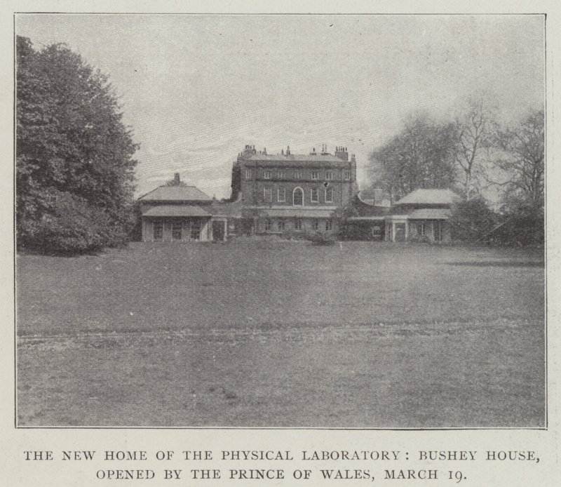 The New Home of the Physical Laboratory, Bushey House, opened by the Prince of Wales, 19 March by English Photographer