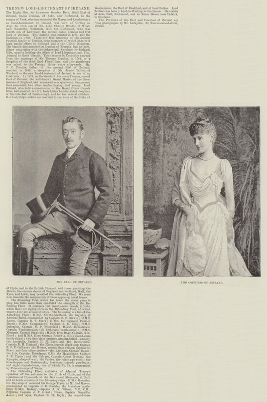 The New Lord-Lieutenant of Ireland by English Photographer