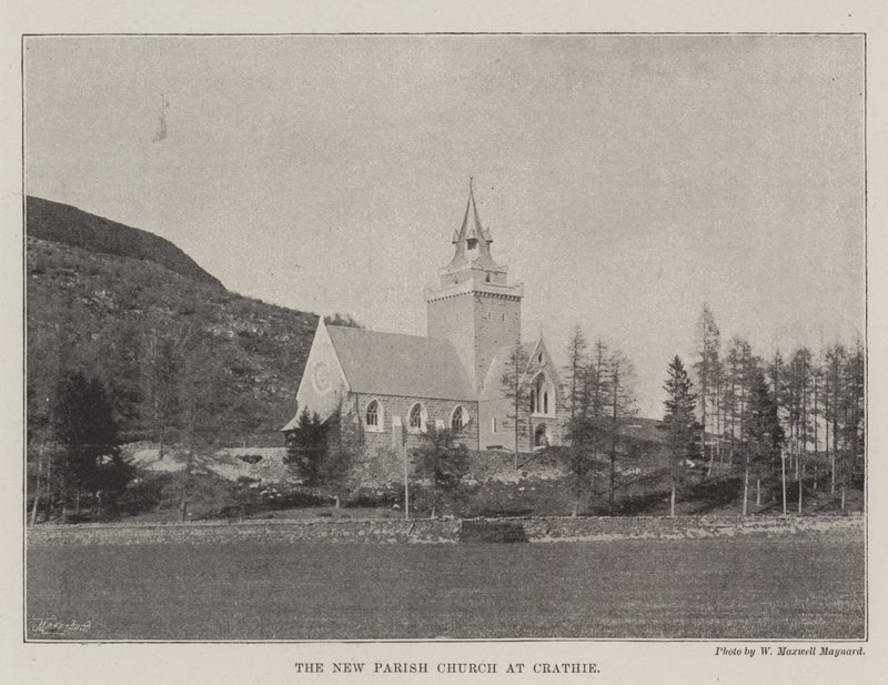 The New Parish Church at Crathie by English Photographer
