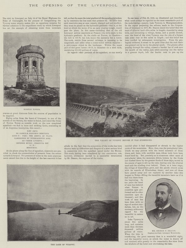 The Opening of the Liverpool Waterworks by English Photographer