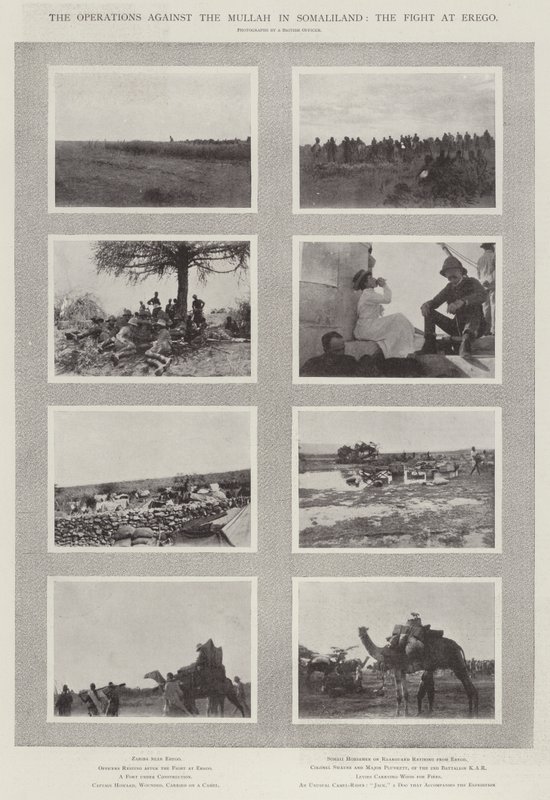 The Operations against the Mullah in Somaliland, the Fight at Erego by English Photographer