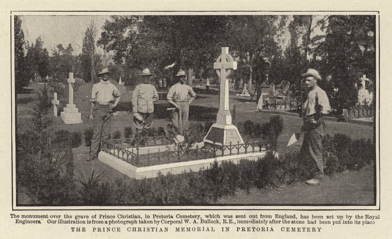 The Prince Christian Memorial in Pretoria Cemetery by English Photographer