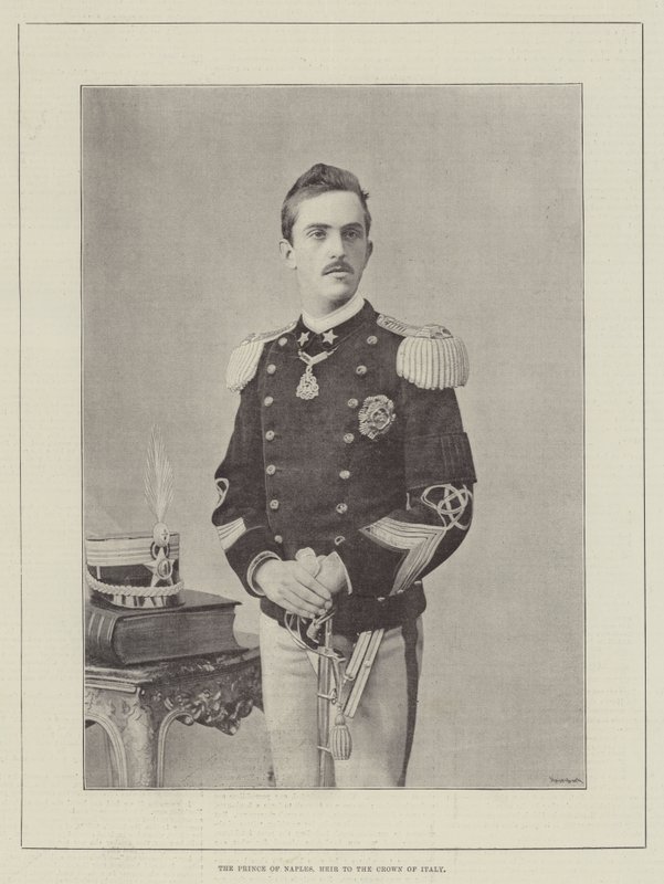 The Prince of Naples, Heir to the Crown of Italy by English Photographer