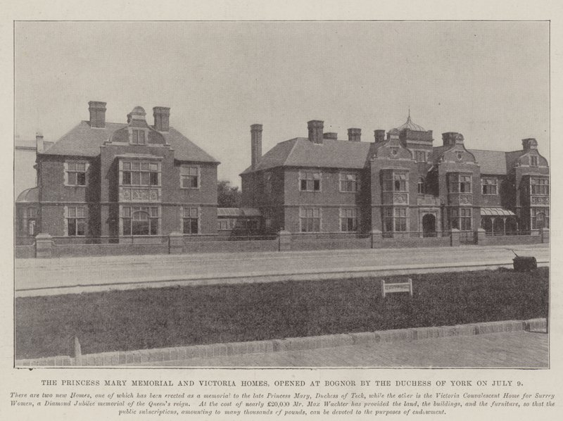 The Princess Mary Memorial and Victoria Homes, opened at Bognor by the Duchess of York on 9 July by English Photographer