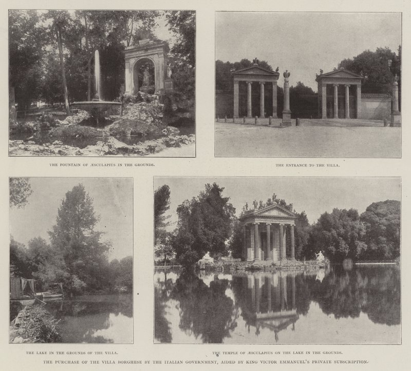 The Purchase of the Villa Borghese by the Italian Government, Aided by King Victor Emmanuel