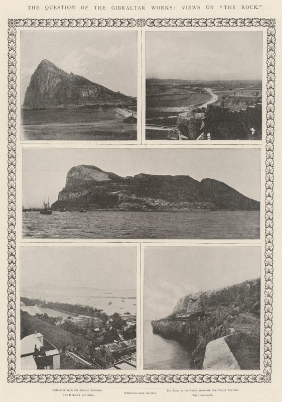 The Question of the Gibraltar Works, Views on The Rock by English Photographer