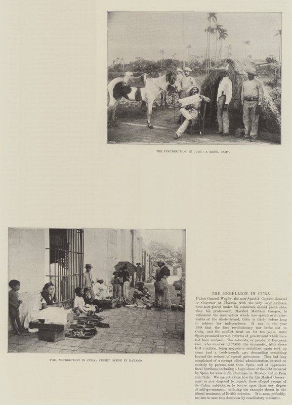 The Rebellion in Cuba by English Photographer
