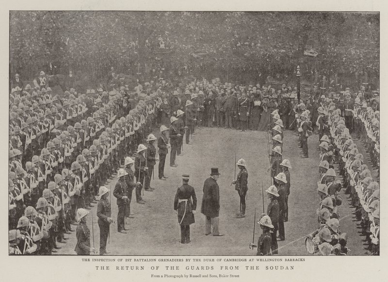 The Return of the Guards from the Soudan by English Photographer