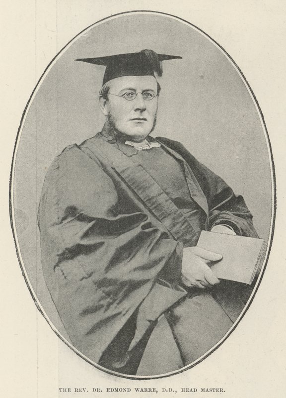 The Reverend Dr Edmond Warre, Head Master by English Photographer