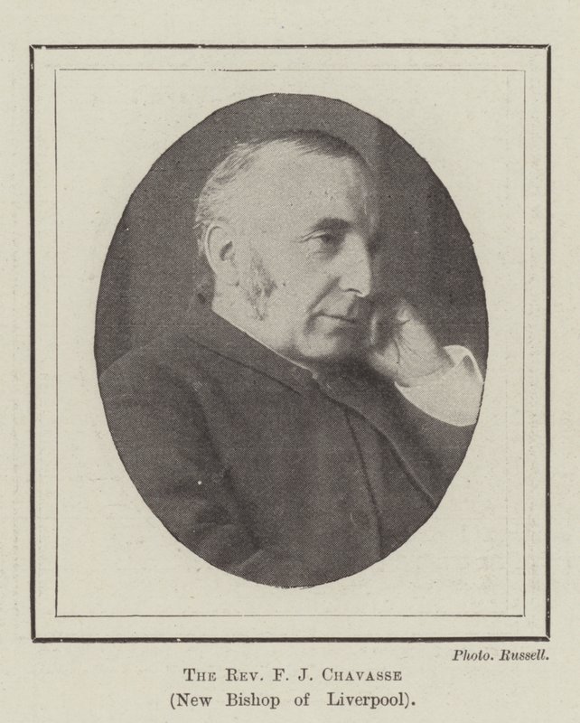The Reverend F J Chavasse, New Bishop of Liverpool by English Photographer