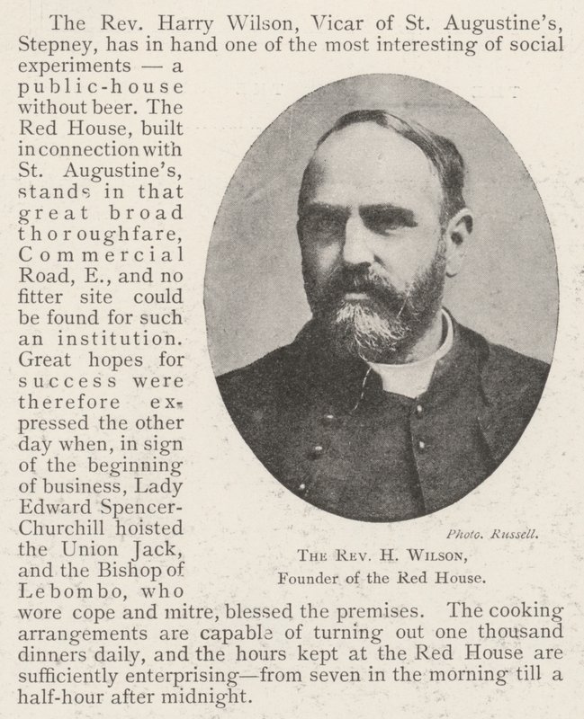 The Reverend H Wilson, Founder of the Red House by English Photographer