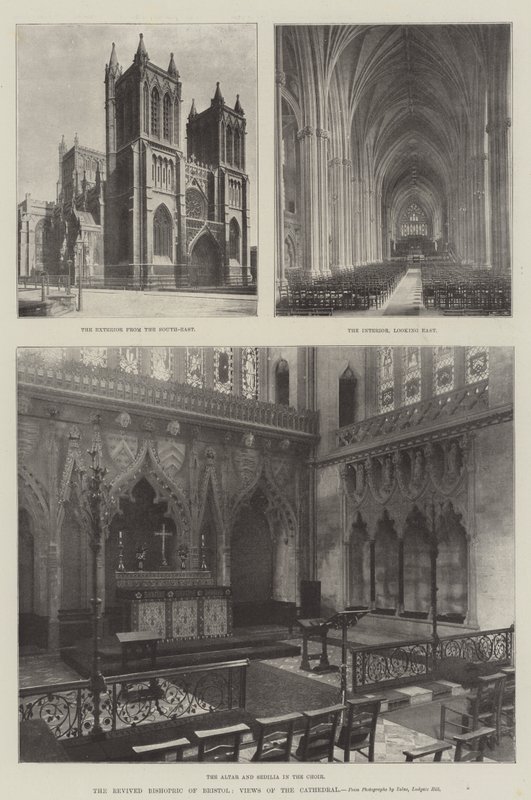 The Revived Bishopric of Bristol, Views of the Cathedral by English Photographer
