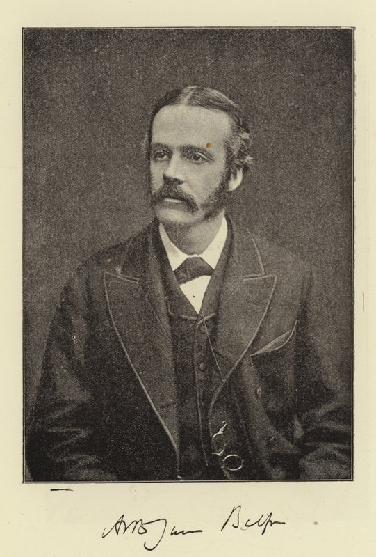 The Right Hon Arthur James Balfour, MP, Chief Secretary for Ireland and Future Leader of the Conservative Party by English Photographer