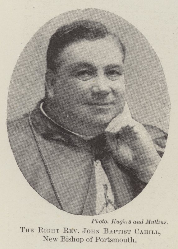 The Right Reverend John Baptist Cahill, New Bishop of Portsmouth by English Photographer