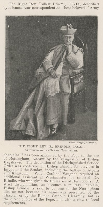 The Right Reverend R Brindle, DSO, appointed to the See of Nottingham by English Photographer