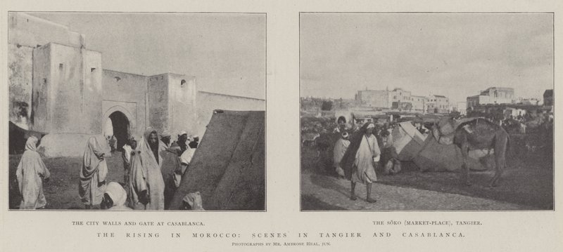 The Rising in Morocco, Scenes in Tangier and Casablanca by English Photographer