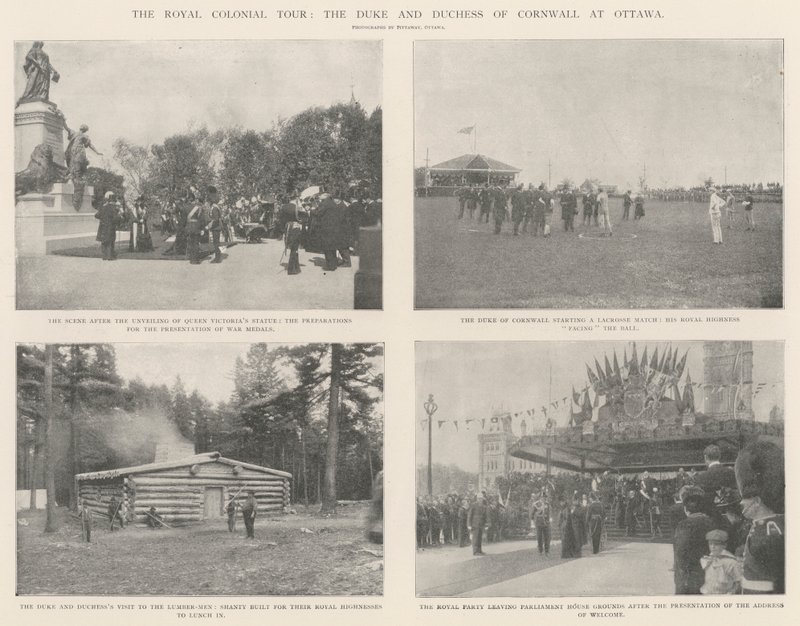 The Royal Colonial Tour, the Duke and Duchess of Cornwall at Ottawa by English Photographer