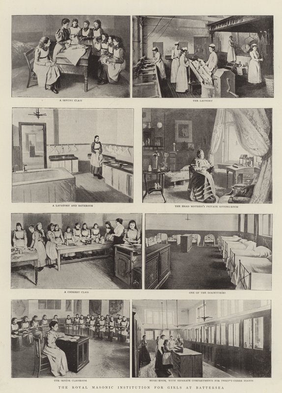 The Royal Masonic Institution for Girls at Battersea by English Photographer