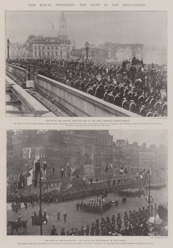 The Royal Progress, the Navy in the Procession by English Photographer