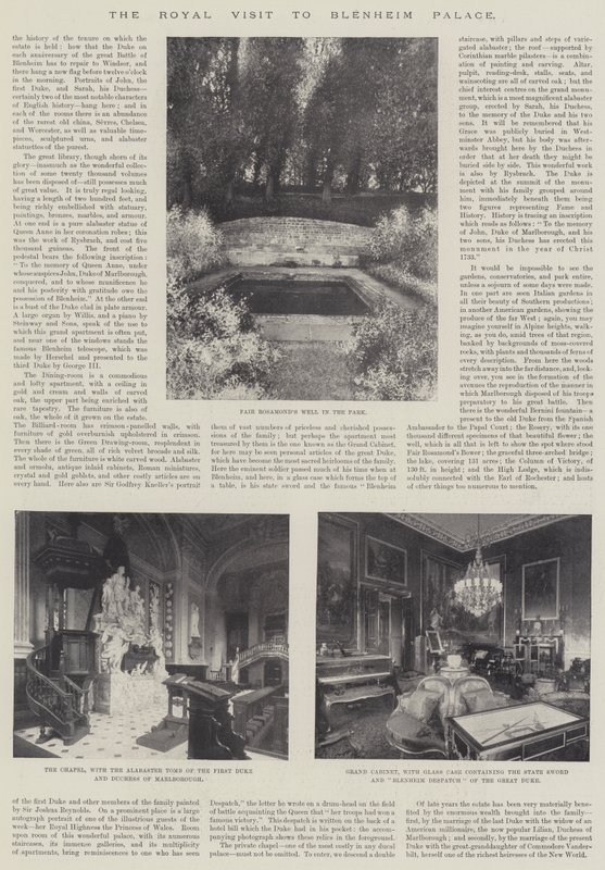 The Royal Visit to Blenheim Palace by English Photographer
