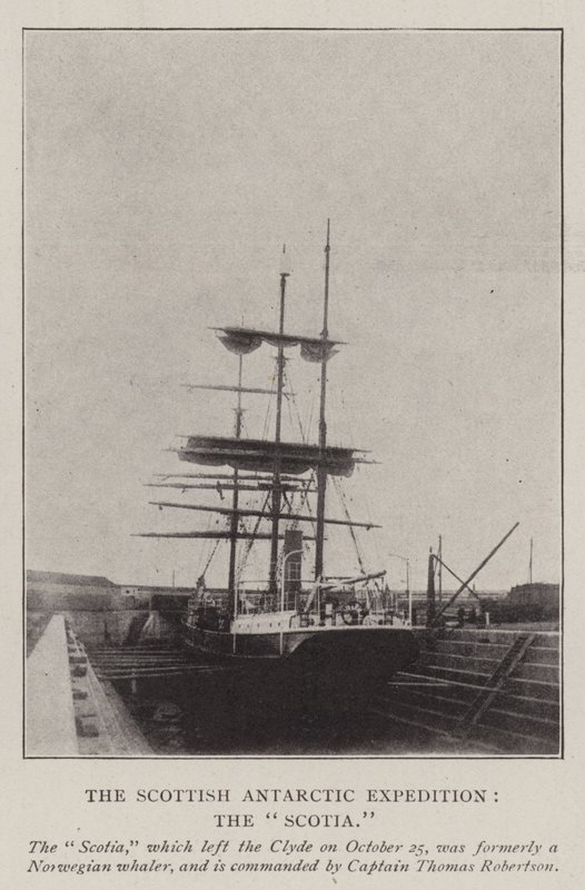 The Scottish Antarctic Expedition, the Scotia by English Photographer