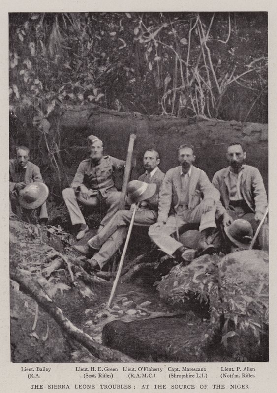 The Sierra Leone Troubles, at the Source of the Niger by English Photographer