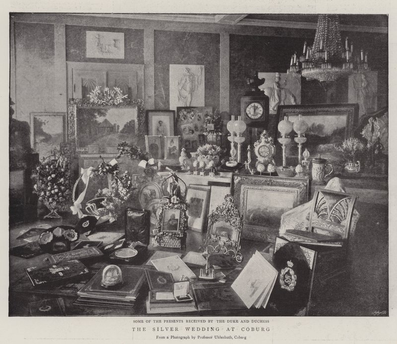 The Silver Wedding at Coburg by English Photographer
