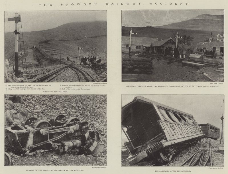 The Snowdon Railway Accident by English Photographer