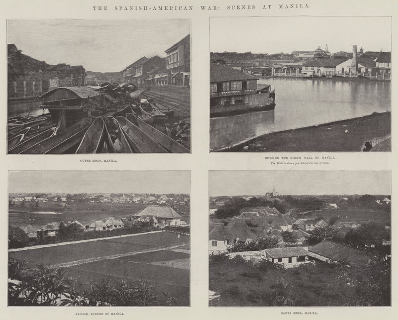 The Spanish-American War, Scenes in Manila by English Photographer