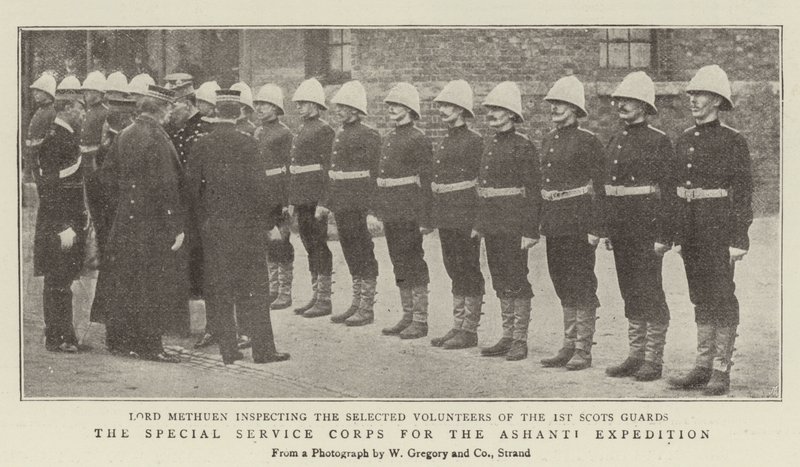 The Special Service Corps for the Ashanti Expedition by English Photographer