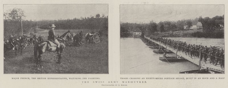 The Swiss Army Manoeuvres by English Photographer