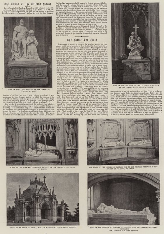 The Tombs of the Orleans Family by English Photographer