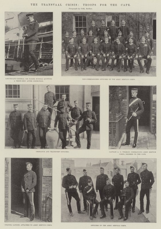 The Transvaal Crisis, Troops for the Cape by English Photographer