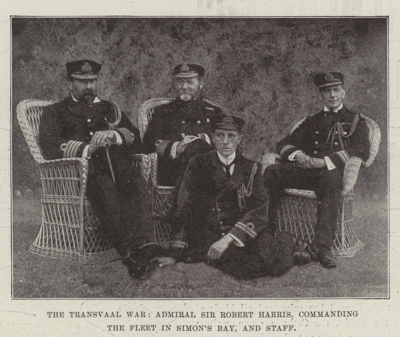The Transvaal War, Admiral Sir Robert Harris, commanding the Fleet in Simon