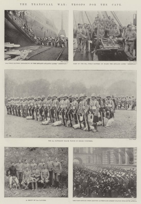 The Transvaal War, Troops for the Cape by English Photographer