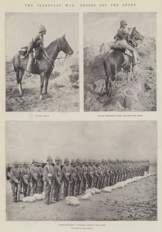 The Transvaal War, Troops for the Front by English Photographer