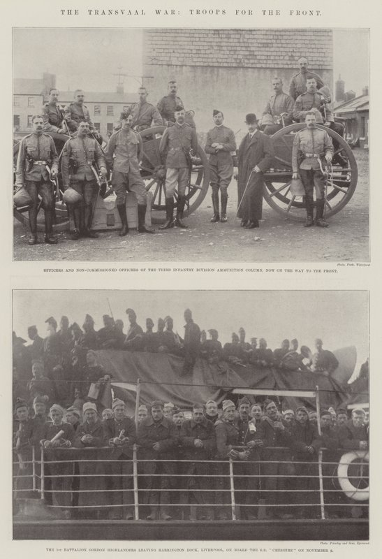 The Transvaal War, Troops for the Front by English Photographer