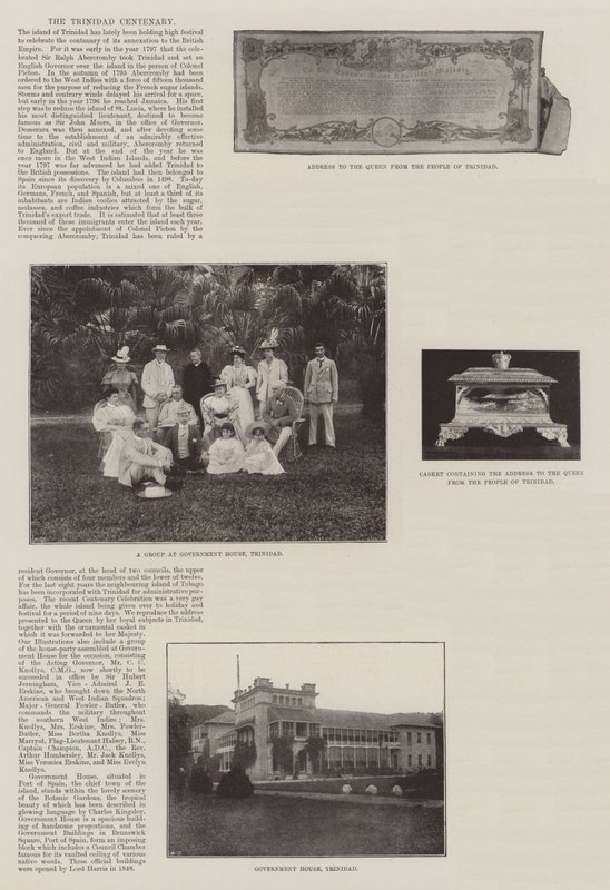 The Trinidad Centenary by English Photographer