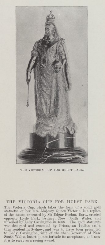 The Victoria Cup for Hurst Park by English Photographer