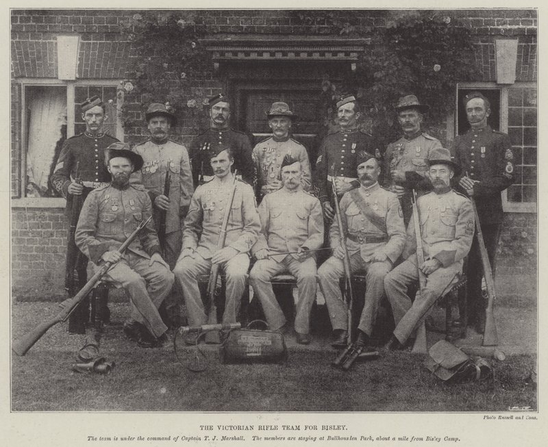 The Victorian Rifle Team for Bisley by English Photographer