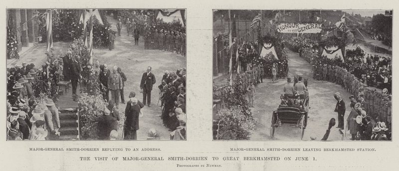 The Visit of Major-General Smith-Dorrien to Great Berkhamsted on 1 June by English Photographer